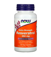 NOW Foods, Extra Strength Resveratrol, 350 mg, 60 Veg Capsules - GREEN LIFE CYPRUS